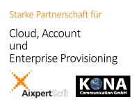 Neue Partnerschaft zwischen AixpertSoft GmbH und Kona Communication GmbH