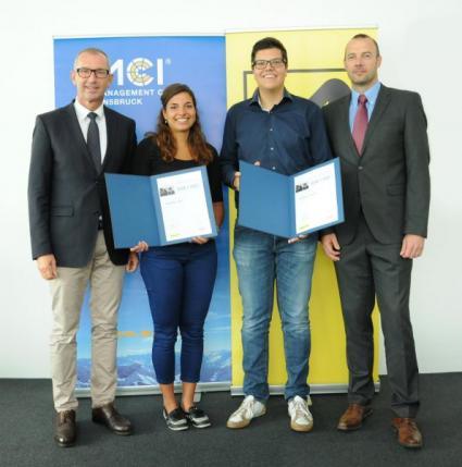 Engagierte MCI Studierende mit Raiffeisen International Award ausgezeichnet – BILD