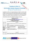 30. Juni bis 2. Juli: Hochschule Bremen lädt zum ersten Workshop über Luftfahrt in Afrika