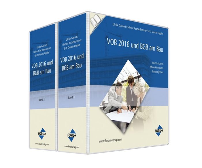 Änderungen zur VOB/B und VOB/A sind in Kraft getreten