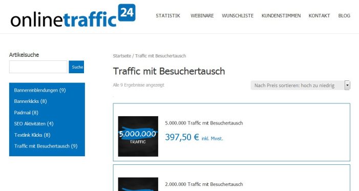 Steigender Webseitentraffic als Umsatzgarant?