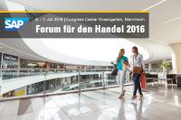 Westernacher Consulting als Aussteller am SAP Forum für den Handel 2016 in Mannheim: Kundenpräsentation, Workshop-Vortrag, Live-Demos