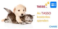 Zukünftig freuen sich TASSO und Tiere auf Spenden durch CHARE