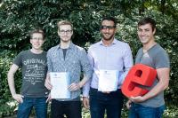 Auszubildende der e.bootis ag beenden Ausbildung nah an der Praxis