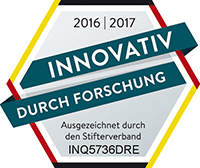 Stifterverband für die Deutsche Wissenschaft verleiht Forschungssiegel.