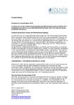 Erfolgreiches Geschäftsjahr 2015