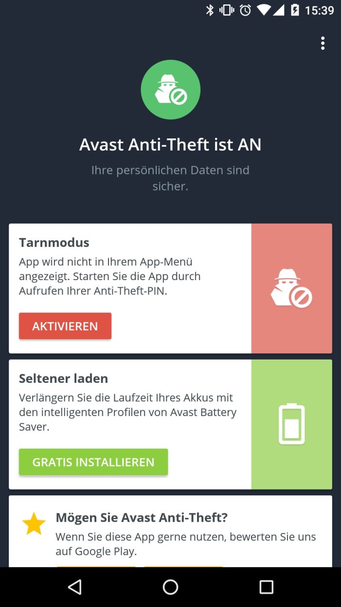 Rettung für verlorene oder gestohlene Handys: Avast stellt Update der Anti-Theft App vor Rettung für verlorene oder gestohlene Handys: Avast stellt Update der Anti-Theft App vor