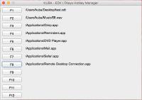KUBA – EDV FKeys Hotkey Manager für Mac