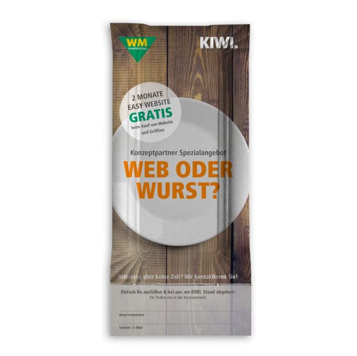Mit „Web oder Wurst“ auf den diesjährigen Werkstattmessen Mit „Web oder Wurst“ auf den diesjährigen Werkstattmessen