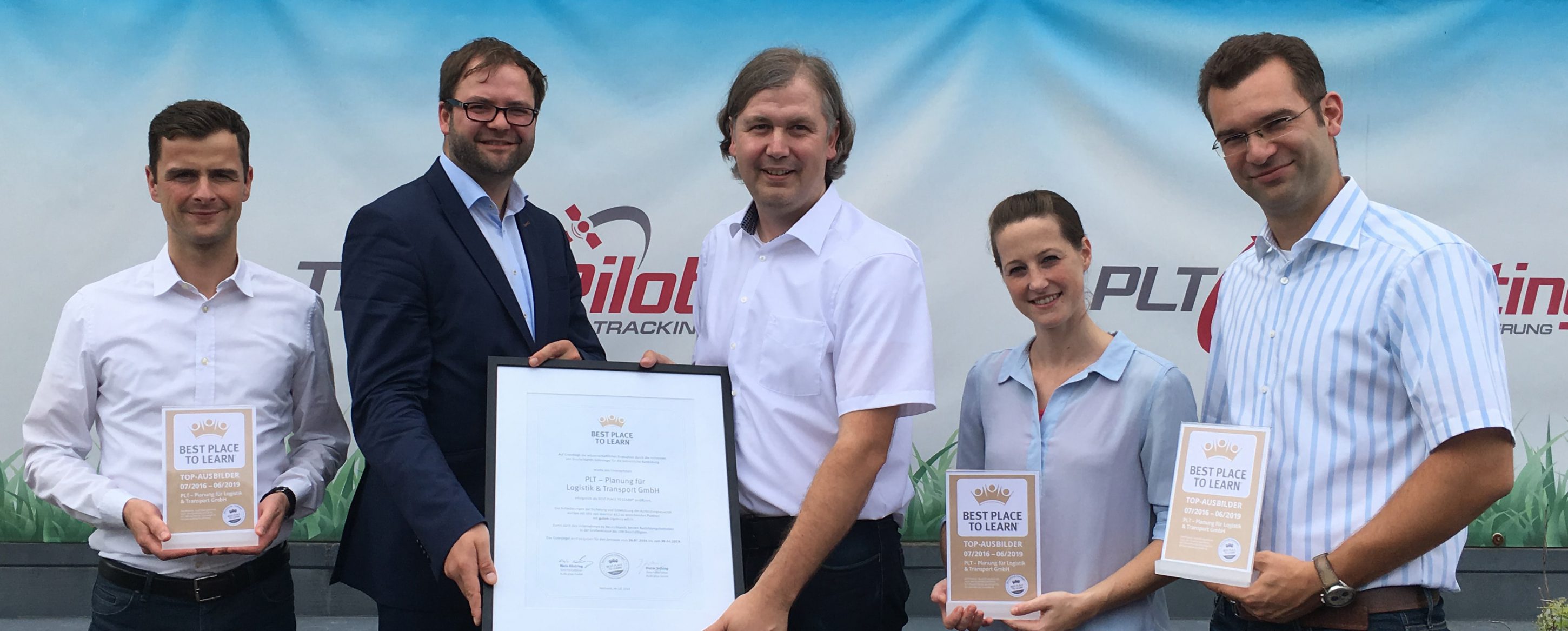 Ausgezeichnet: PLT erhält Best Place to Learn Zertifikat