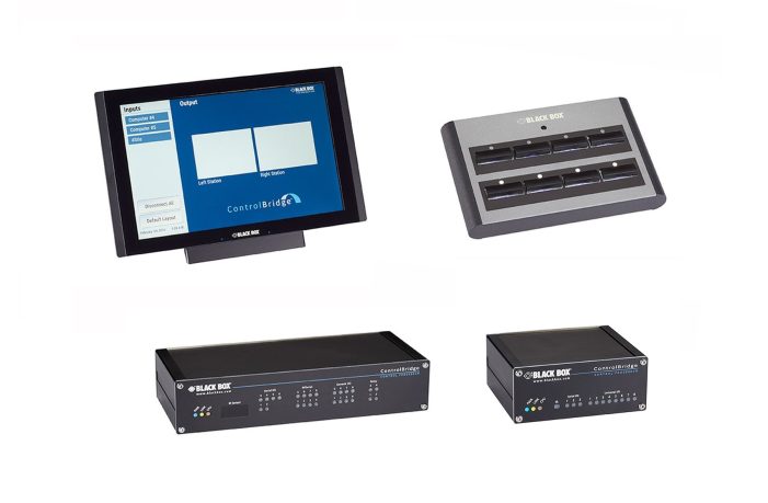 Raum- und AV-Technik einfach mit ControlBridge von Black Box integrieren und per Touchscreen steuern Raum- und AV-Technik einfach mit ControlBridge von Black Box integrieren und per Touchscreen steuern
