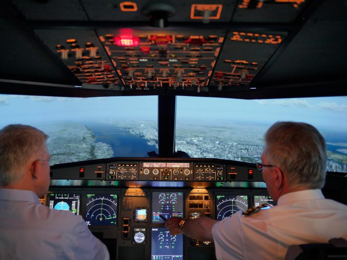 Stress-Coaching im Airbus-Simulator