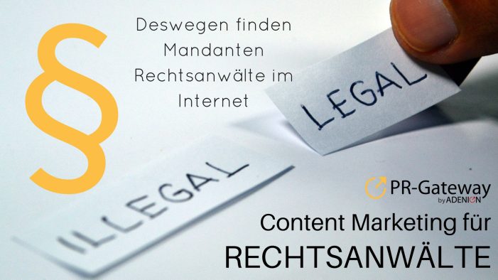 Deswegen finden Mandanten Rechtsanwälte im Internet