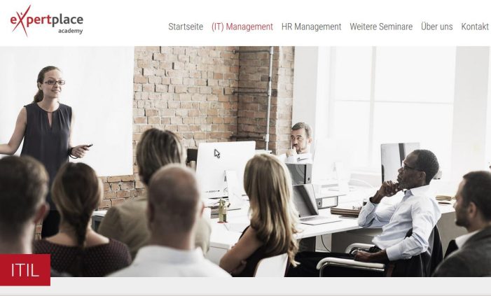 Ein Platz für IT Experten: ITIL erfolgreich umsetzen mit expertplace academy Ein Platz für IT Experten: ITIL erfolgreich umsetzen mit expertplace academy