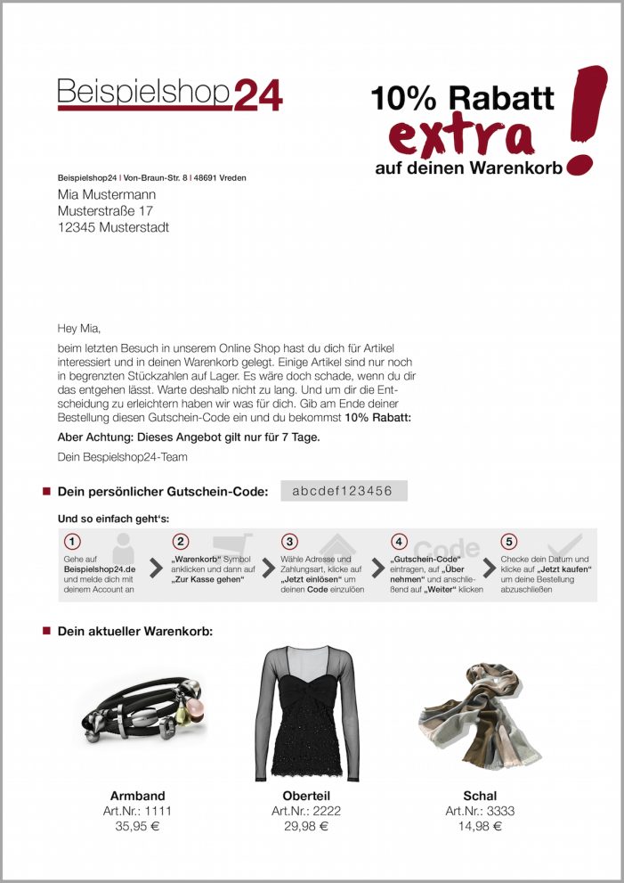Conversion mit 1:1 Mailings optimieren Conversion mit 1:1 Mailings optimieren