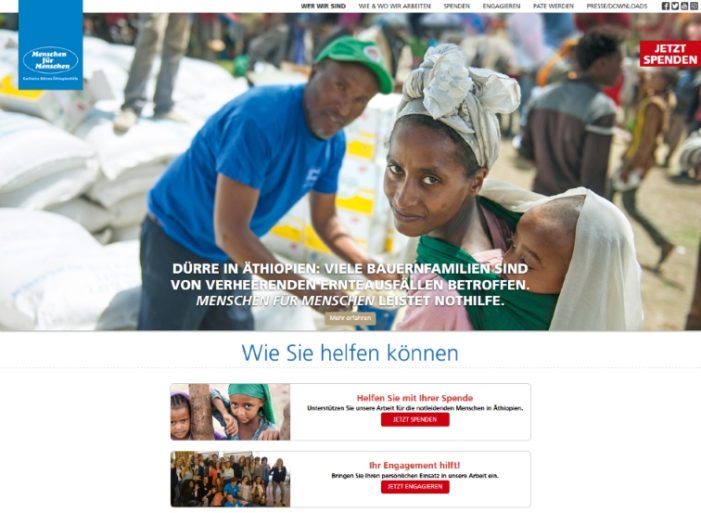 Stiftung Menschen für Menschen mit neuer Website