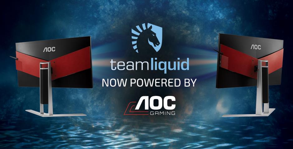 AOC ist neuer Sponsor der Top-Esport-Organisation Team Liquid