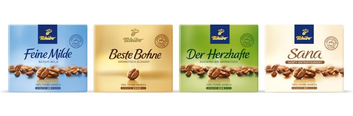 Syndicate gestaltet für Tchibo das Packaging des Filterkaffee-Sortiments. Syndicate gestaltet für Tchibo das Packaging des Filterkaffee-Sortiments.