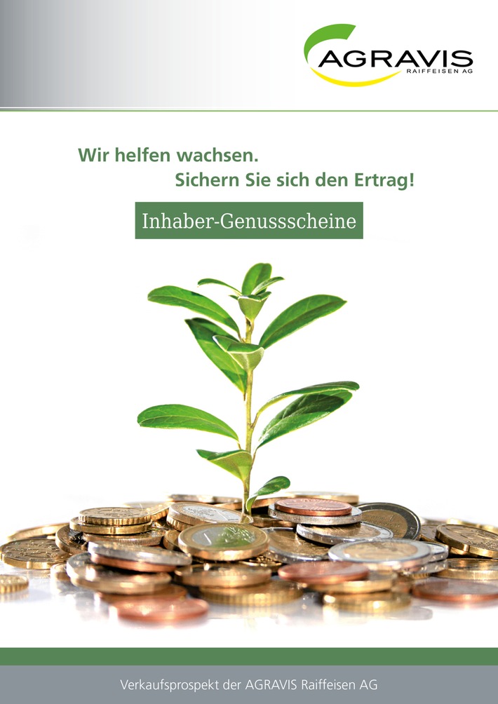 Agravis Raiffeisen AG bietet Genussscheine an (FOTO)
