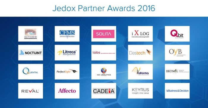 Jedox Partner Awards 2016: Jedox ehrt Spitzenleistungen seiner internationalen Partner Jedox Partner Awards 2016: Jedox ehrt Spitzenleistungen seiner internationalen Partner