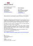 Hill International setzt Veranstaltungsreihe „Industry Talk Hamburg“ am 26.10.2016 fort