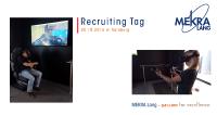 MEKRA Lang präsentiert sich auf dem VDI nachrichten Recruiting Tag in Nürnberg
