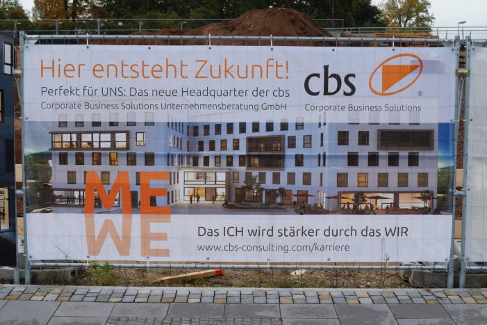 cbs setzt ersten Spatenstich für neue Firmenzentrale in der Bahnstadt