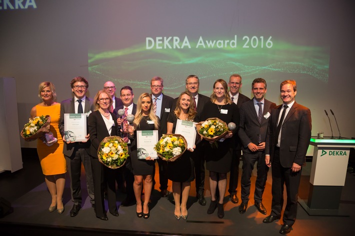 Safety Champions 2016 ausgezeichnet / DEKRA Award für Spitzenleistungen im Dienste der Sicherheit (FOTO)