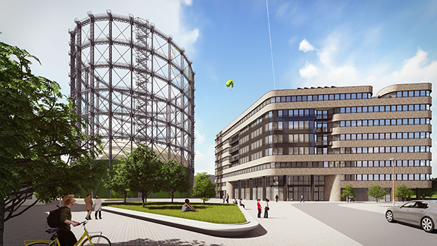 EUREF-Campus Berlin: WOLFF & MÜLLER errichtet hocheffizientes Bürogebäude