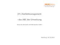 Nachlese zum vierten Wirtschaftsschutztag 2016 – Hamburger Landesamtes für Verfassungsschutz