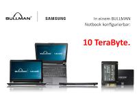Bis zu 10.0 TeraByte Daten in einem BULLMAN Notebook an Bord. Weltrekord.