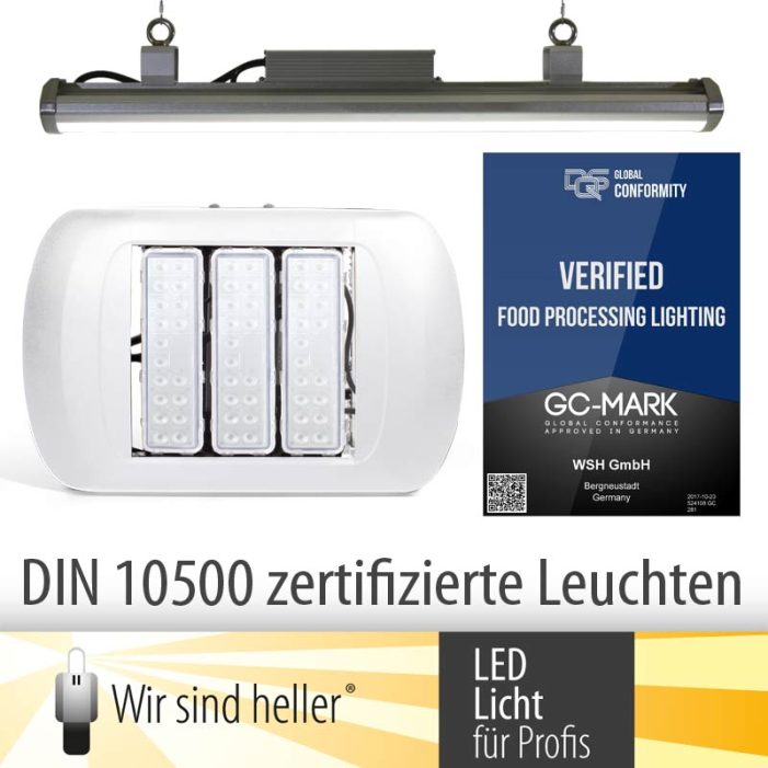 Licht für die Getränke- und Lebensmittelindustrie