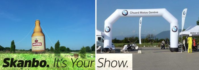 Aufblasbar und unschlagbar: Inflatables beim weltweiten Skizirkus