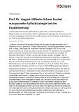 Prof. Dr. August-Wilhelm Scheer fordert europaweite Aufholstrategie bei der Digitalisierung!