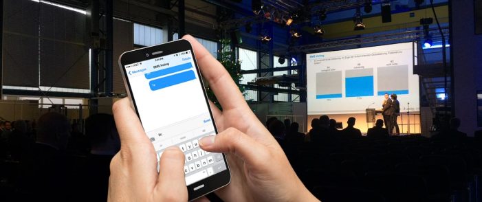 So denkt das Publikum: SMS-Voting auf Vorträgen So denkt das Publikum: SMS-Voting auf Vorträgen