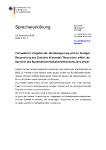 Sprechererklärung zum weiteren Vorgehen der Bundesregierung und zur heutigen Besprechung des Zentralen Krisenstab Tierseuchen
