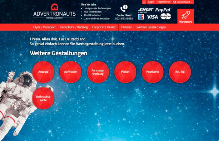 Gestaltungen. Alles drin ab nur 49.95 Euro.