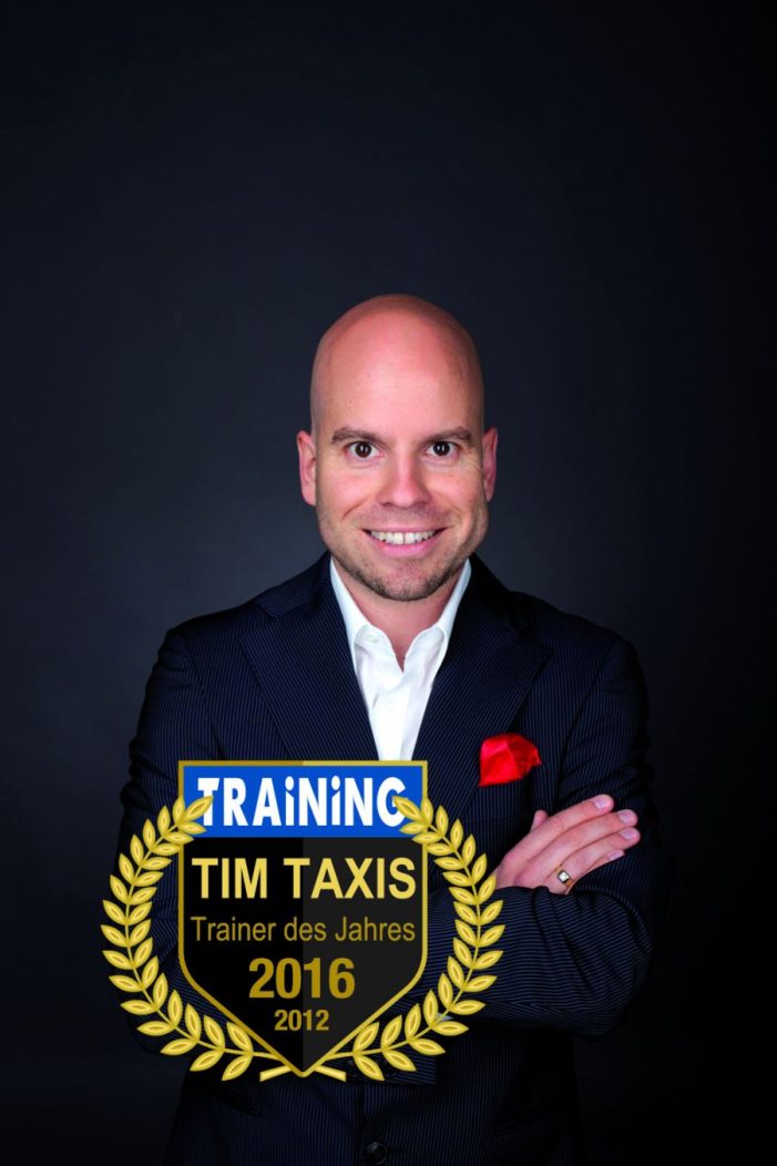 Tim Taxis zum zweiten Mal als „Trainer des Jahres“ ausgezeichnet