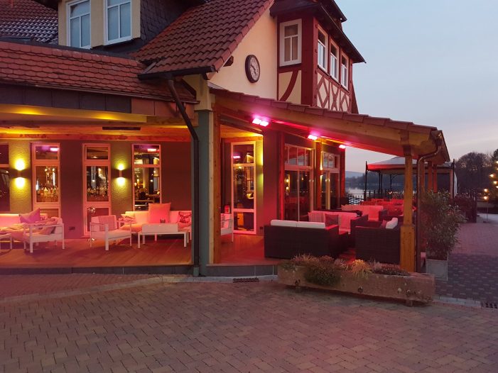 Seehotel Niedernberg mit Terrassenheizung naturwaerme.org