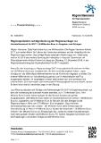 Regionspräsident schlägt Senkung der Regionsumlage vor