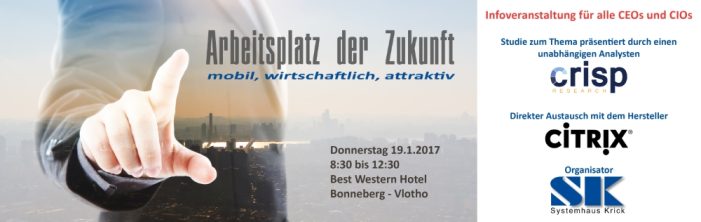 Arbeitsplatz der Zukunft – Infoveranstaltung Arbeitsplatz der Zukunft – Infoveranstaltung
