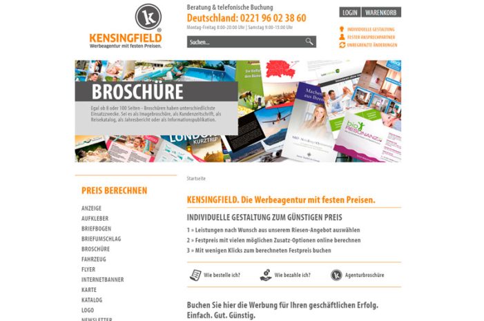 Kensingfield Werbeagentur: 2017 wird kein Preis erhöht