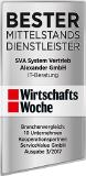 SVA ist erneut „Bester Mittelstandsdienstleister“