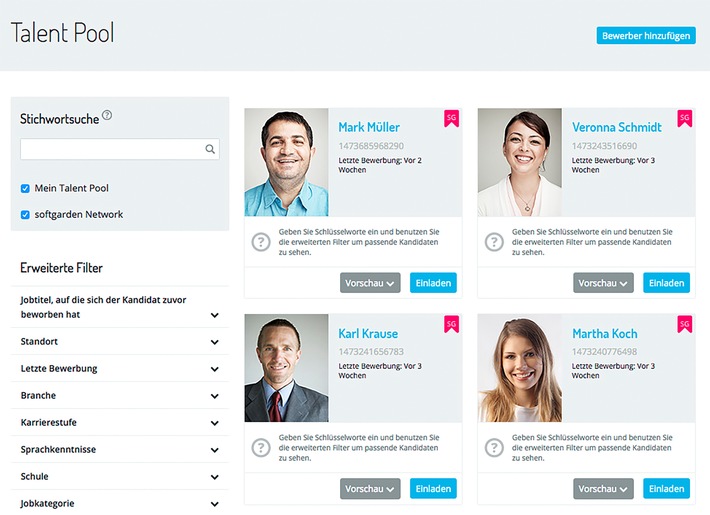 softgarden Network: Talent teilen, Synergien nutzen / Entwicklung vom Softwareanbieter zur Recruitingplattform (FOTO)