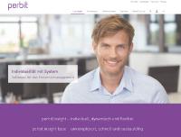 Modern undübersichtlich: Die perbit-Homepage im neuen Design