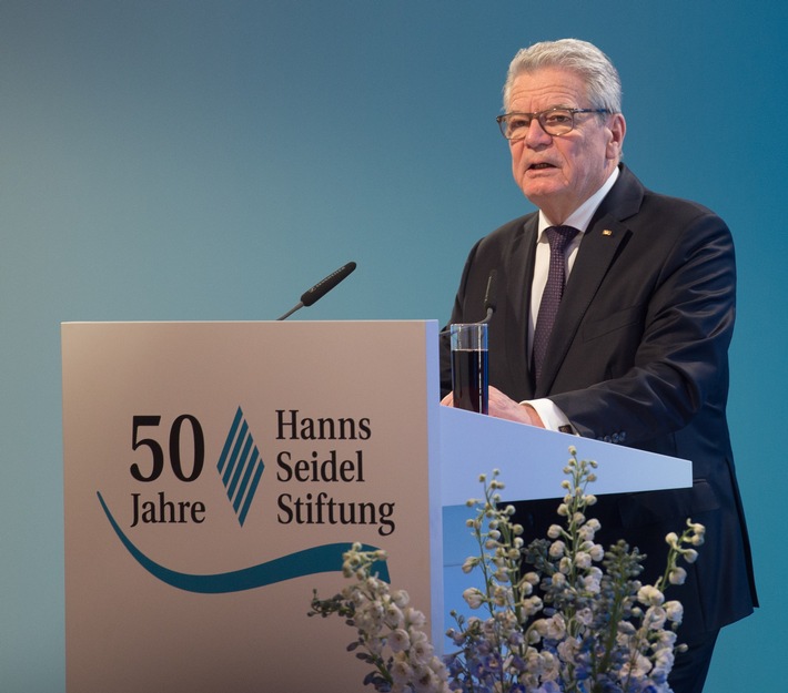 Festredner Joachim Gauck / Festakt zum Jubiläum 50 Jahre Hanns-Seidel-Stiftung (FOTO)