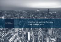 Clairfield International Deutschland – Jahresrückblick 2016