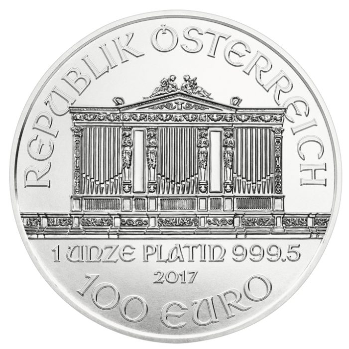 Offizielle 100-Euro-Münze in Platin kommt nach Deutschland
