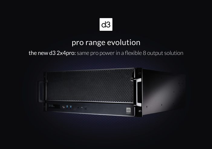d3 präsentiert neuen Medienserver – 2x4pro ist das neue Einstiegsmodell für vollen d3-Leistungsumfang