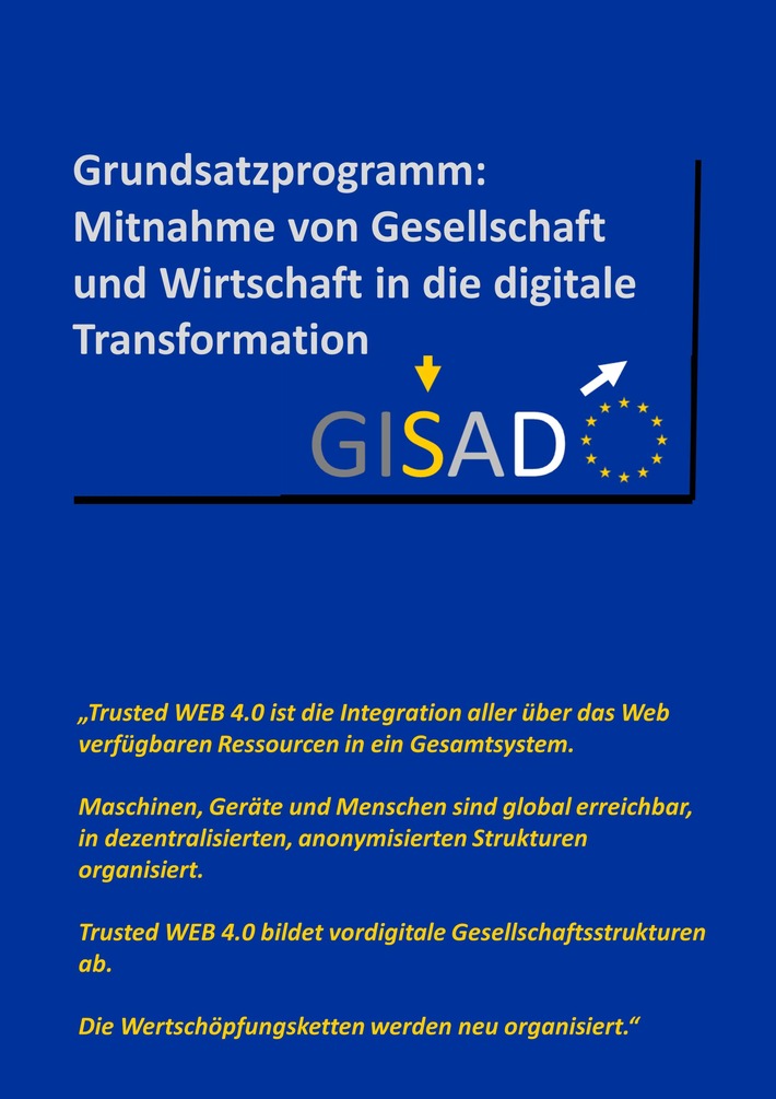 GISAD Initiator fordert geschenkte Zeit für Startups / Gesellschaftlich strukturrelevante Ideen müssen gefördert werden! (FOTO)